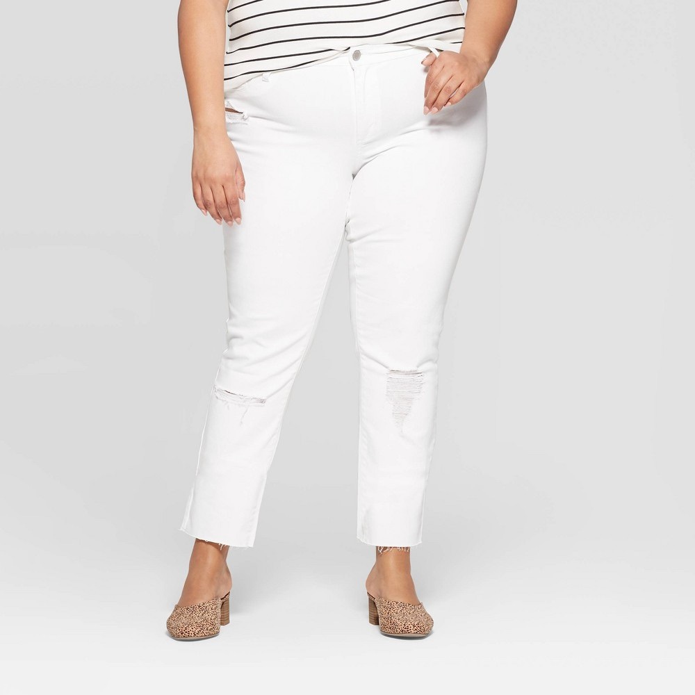 Universal Thread white high rise jeggings size 18